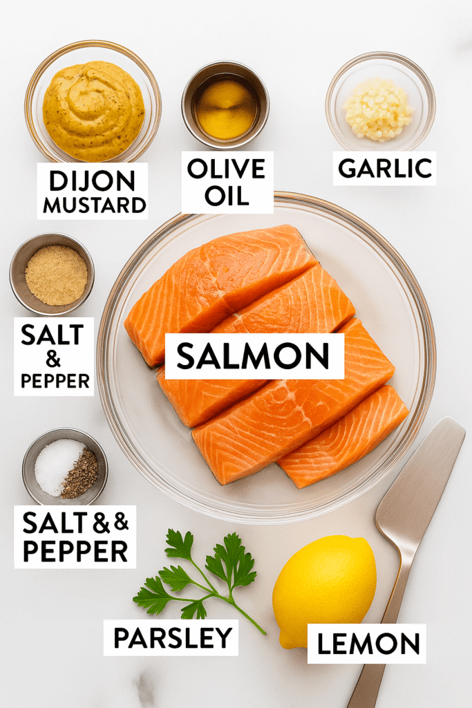 baked Dijon salmon